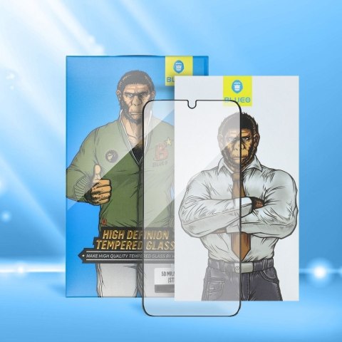 Szkło Hartowane 5D Mr. Monkey Glass - Apple iPhone X/XS/11 Pro czarny (Anti-Static Strong HD)