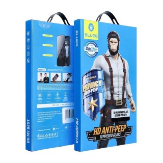 Szkło Hartowane 5D Mr. Monkey Glass - do Samsung Galaxy S24 czarny (Anti-Peep Strong Privacy)