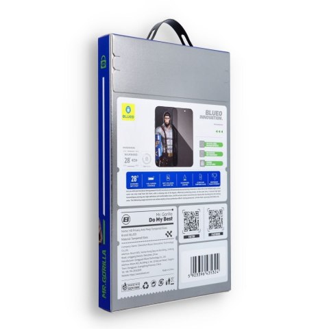 Szkło Hartowane 5D Mr. Monkey Glass - do Samsung Galaxy S26 Ultra czarny (Strong Privacy - działający czytnik)