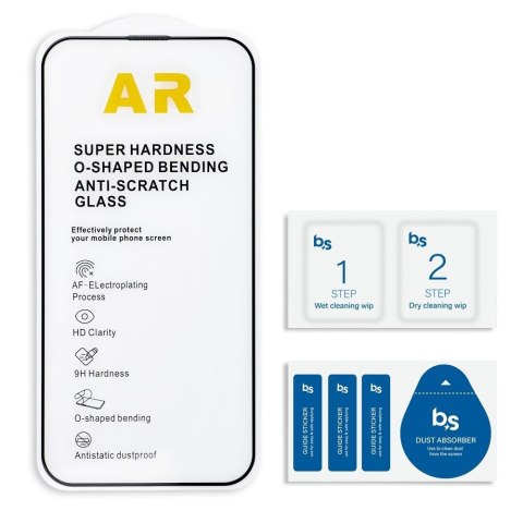 Szkło hartowane do iPhone 14 PRO Blue Star 5D AR czarne