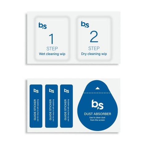 Szkło hartowane do iPhone 15 PLUS /16 PLUS (full glue) Blue Star 5D czarne