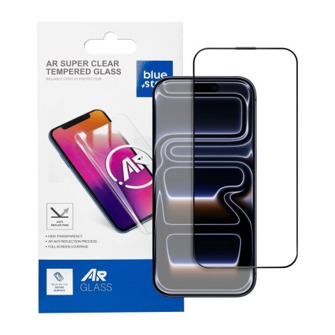 Szkło hartowane do iPhone 15 PRO MAX Blue Star 5D AR czarne