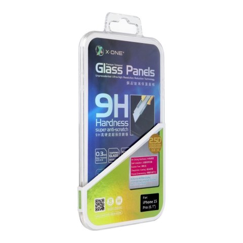 Szkło hartowane X-ONE 0,3mm - do iPhone 15 Pro