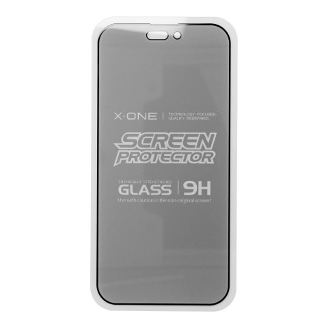 Szkło hartowane X-ONE Full Cover Extra Strong Privacy - do iPhone 14 Pro Max (full glue) czarny