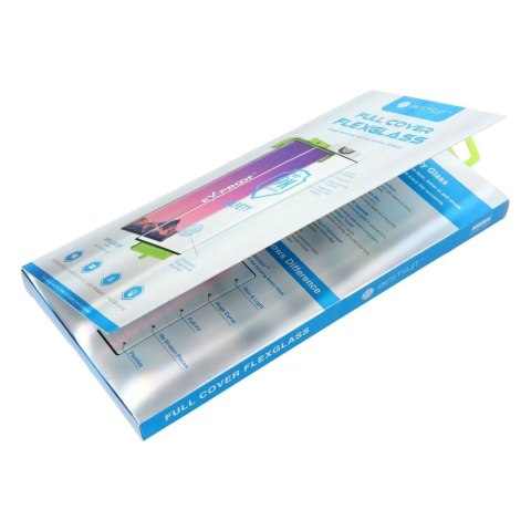 Szkło hybrydowe Bestsuit Flexible 5D Full Glue do Samsung Galaxy Note 10+ czarny (Hot Bending) - działający czytnik