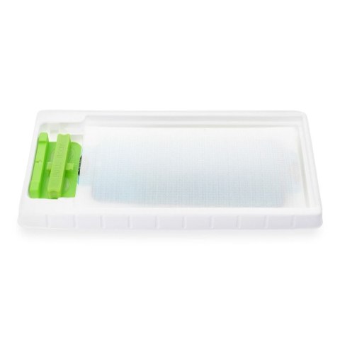 Szkło hybrydowe Bestsuit Flexible 5D Full Glue do Samsung Galaxy S22 Ultra czarny (Hot Bending) - działający czytnik