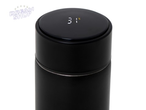 Kubek termiczny termos smart LED 500ml czarny
