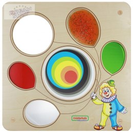 MASTERKIDZ Tablica Sensoryczna Edukacyjna Balon do wizualnego treningu