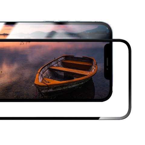 Szkło hybrydowe do iPhone 12 / 12 PRO Forcell Flexible 5D czarne