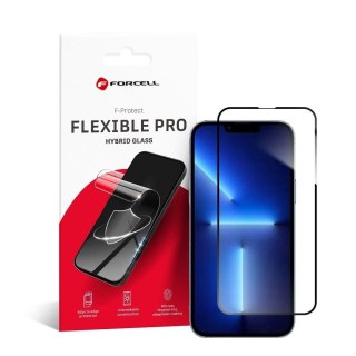 Szkło hybrydowe do iPhone 13 PRO MAX / 14 PLUS Forcell Flexible 5D czarne