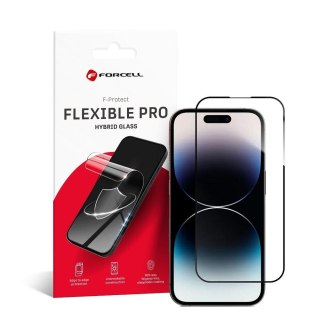 Szkło hybrydowe do iPhone 14 PRO Forcell Flexible 5D czarne