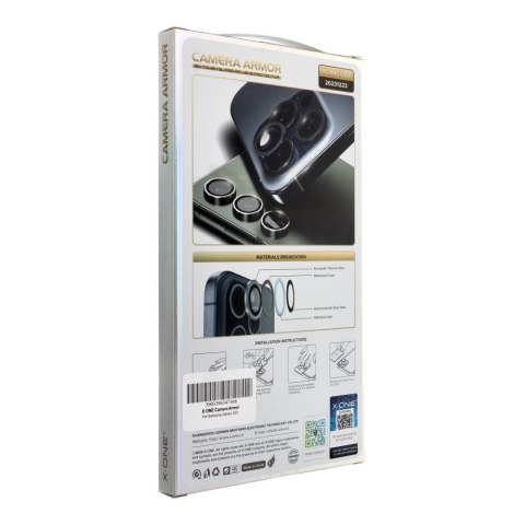 Szkło szafirowe X-ONE na obiektyw aparatu Camera Armor - do Samsung Galaxy S25