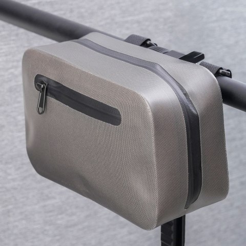 Torba na rower / hulajnogę na kierownicę wodoodporna z zamkiem FSBFB-674 niebieska