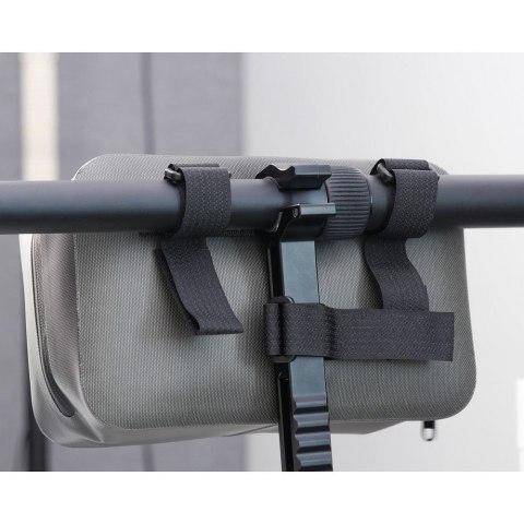 Torba na rower / hulajnogę na kierownicę wodoodporna z zamkiem FSBFB-674 niebieska