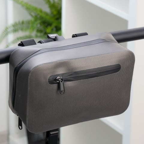 Torba na rower / hulajnogę na kierownicę wodoodporna z zamkiem FSBFB-674 niebieska