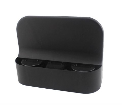 Uchwyt na kubki potrójny czarny