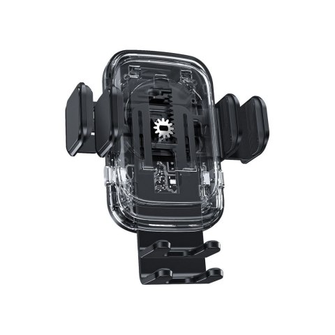 Uchwyt na telefon do samochodu indukcyjny Forcell F-Grip Grand F-24 15W do kratki srebrny