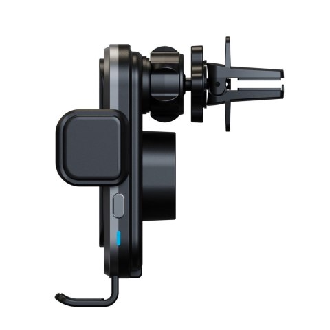 Uchwyt na telefon do samochodu indukcyjny Forcell F-Grip Grand F-24 15W do kratki srebrny