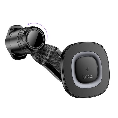 Uchwyt na telefon do samochodu indukcyjny Hoco 15W do kratki HW30 czarny