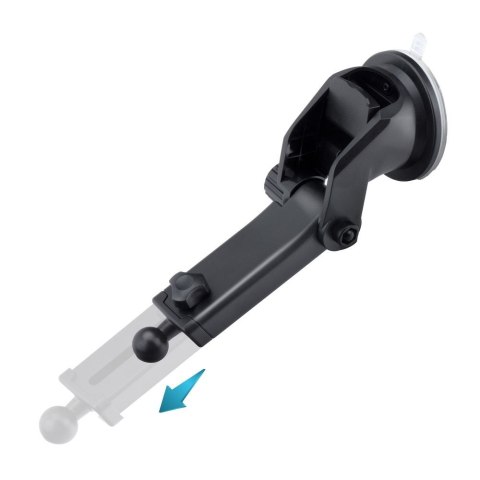 Uchwyt na telefon do samochodu indukcyjny automatyczny Forcell F-Grip HS1 Qi 15W do szyby / kratki czarny