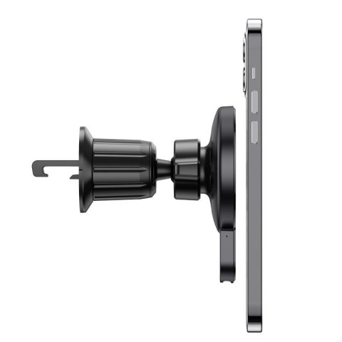 Uchwyt na telefon do samochodu indukcyjny zgodny z MagSafe Hoco 15W do kratki CA85 czarny