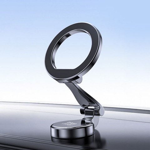 Uchwyt na telefon do samochodu magnetyczny Blue Star Easy View kompatybilny z MagSafe czarny