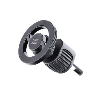 Uchwyt na telefon do samochodu magnetyczny zgodny z MagSafe Blue Star Barrel do kratki czarny