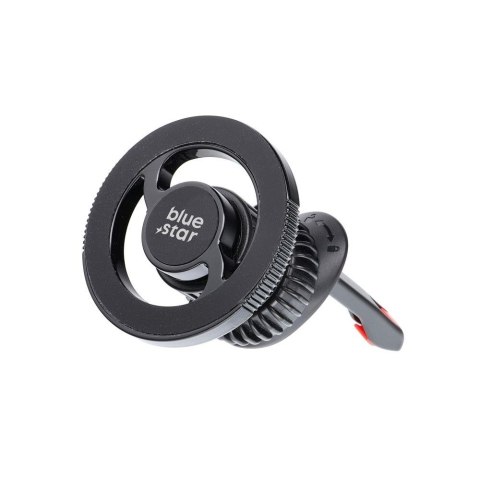 Uchwyt na telefon do samochodu magnetyczny zgodny z MagSafe Blue Star Smart Lock X1 do kratki czarny