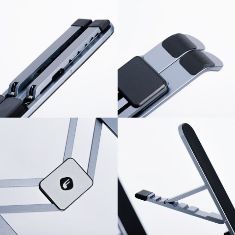 Uchwyt na telefon / tablet biurkowy składany Forcell F-Grip Fold Stand 1 szary