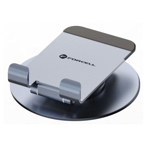 Uchwyt na telefon / tablet biurkowy składany Forcell F-Grip Fold Stand 3 360 szary