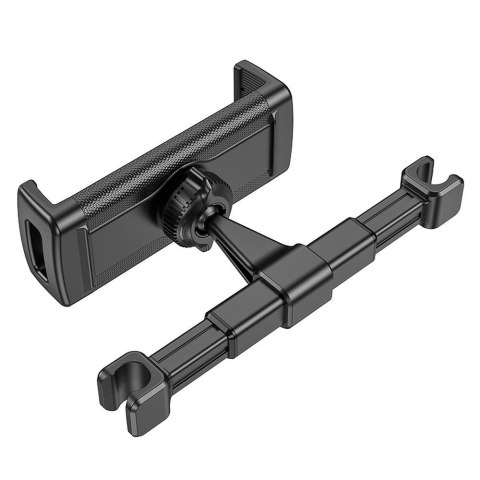 Uchwyt na telefon / tablet do samochodu uniweralny Hoco na zagłówek (4,7" - 12,9") CA121 czarny