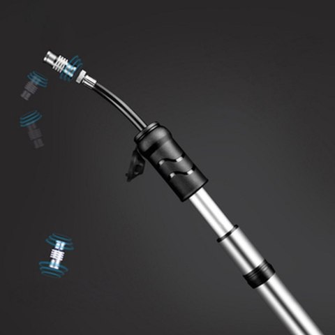 WILDMAN ręczna pompka rowerowa GK1 czarna