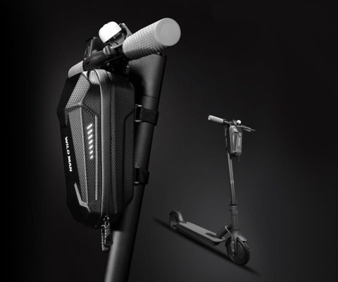 WILDMAN sakwa na kierownicę do hulajnogi wodoodporna 2L ES8 czarna