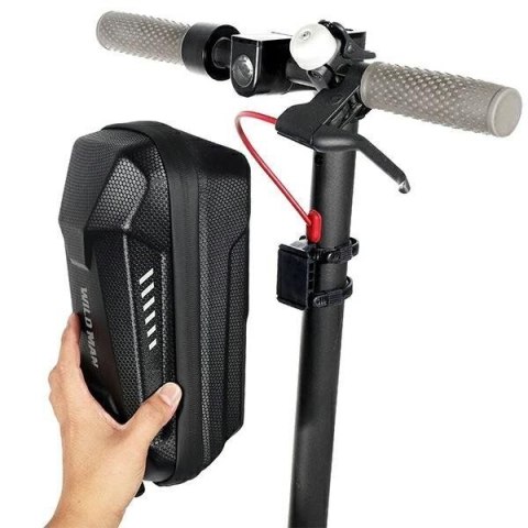 WILDMAN sakwa na kierownicę do hulajnogi wodoodporna 3L ES8X Plus czarna