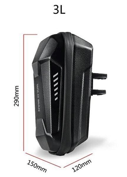 WILDMAN sakwa na kierownicę do hulajnogi wodoodporna 3L ES8X Plus czarna