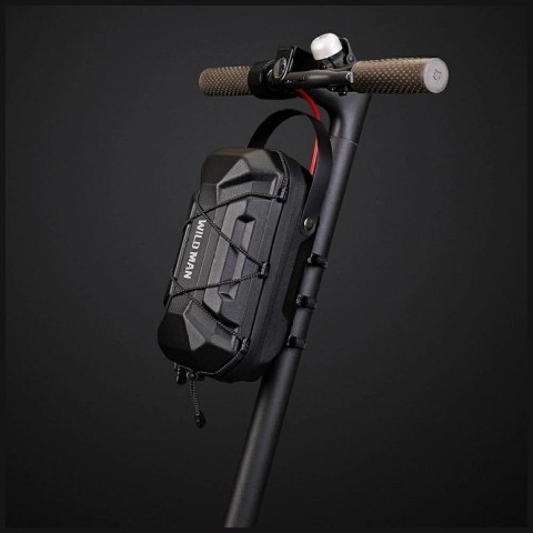 WILDMAN sakwa na kierownicę do hulajnogi wodoodporna 3L GD6X Plus czarna