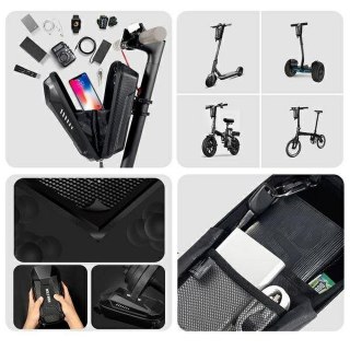 WILDMAN sakwa na kierownicę do hulajnogi wodoodporna 4L ES8X Max czarna