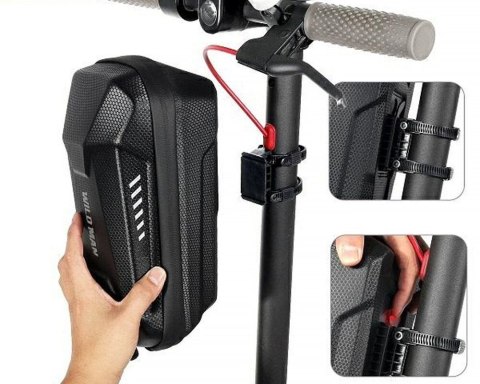 WILDMAN sakwa na kierownicę do hulajnogi wodoodporna 4L ES8X Max czarna