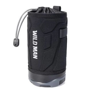 WILDMAN sakwa rowerowa na bidon na kierownicę 1L R1 czarna