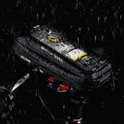 WILDMAN sakwa rowerowa na kierownicę na zamek 0,5L (4" - 7") X3 czarna