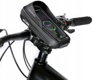 WILDMAN sakwa rowerowa na kierownicę na zamek 0,5L (4" - 7") ES16 czarna