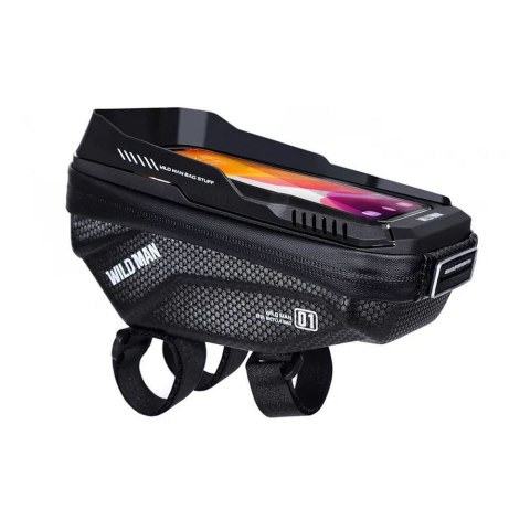 WILDMAN sakwa rowerowa na kierownicę na zamek 1L (4" - 7") XT1 czarna