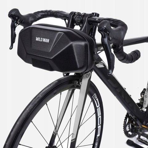WILDMAN sakwa rowerowa na kierownicę na zamek 3,5L X9 czarna