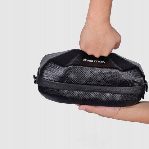 WILDMAN sakwa rowerowa na kierownicę na zamek 3,5L X9 czarna