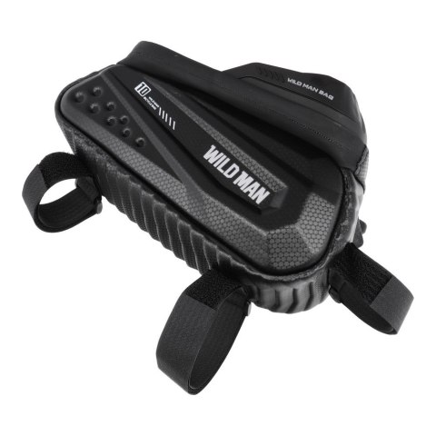 WILDMAN sakwa rowerowa na ramę na zamek 1,2L (4" - 7") ES10 czarna