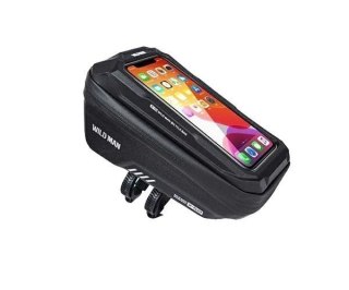 WILDMAN sakwa rowerowa na ramę na zamek 1L (4" - 7") XS2 czarna