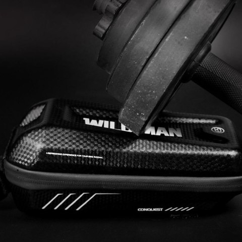 WILDMAN sakwa rowerowa na ramę na zamek 1L E5S czarna