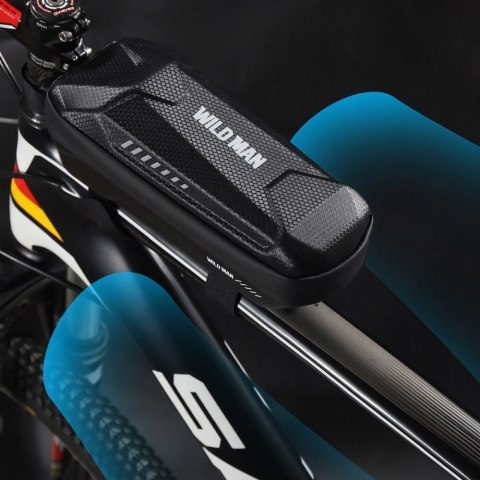 WILDMAN sakwa rowerowa na ramę na zamek 1L ES5 czarna