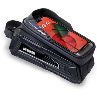 WILDMAN sakwa rowerowa na ramę na zamek 2L (4" - 7") M30 czarna