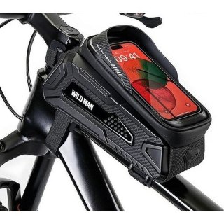 WILDMAN sakwa rowerowa na ramę na zamek 2L (4" - 7") M30 czarna
